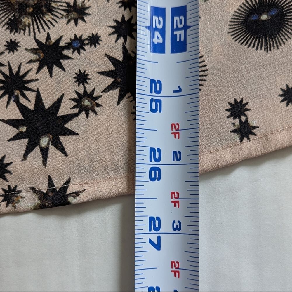 MCM Starburst Pattern Sleeveless Blouse by The Limited Small - Picture 6 of 11
